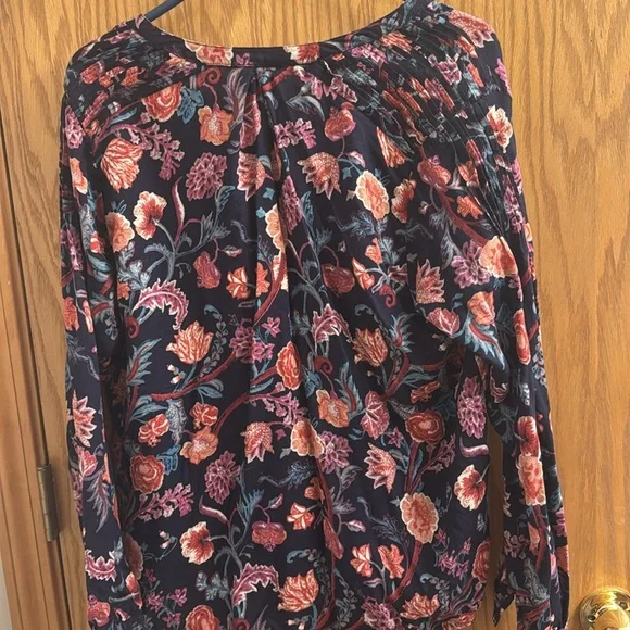 Lucky brand long sleeve floral shirt size large - Picture 5 of 5
